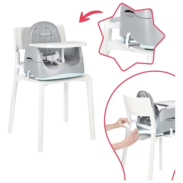 Badabulle Home & Go Booster Seat - Bears - Laadlee