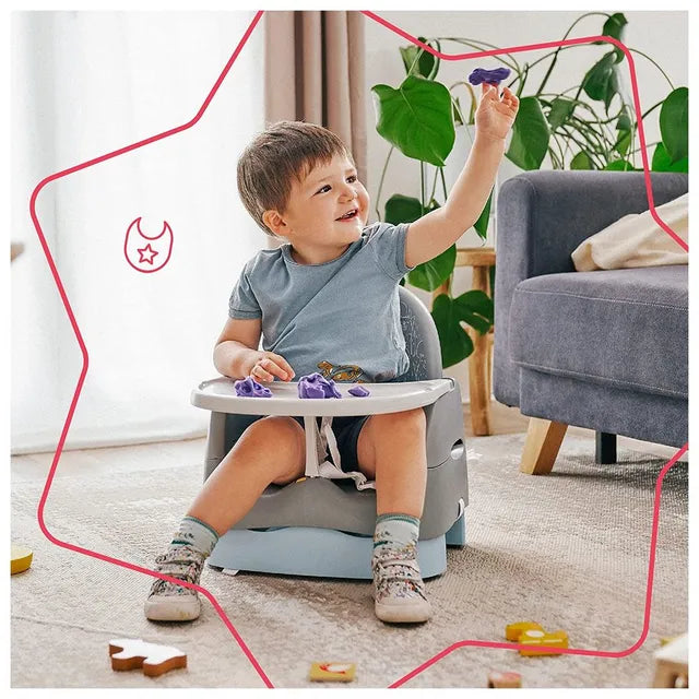 Badabulle Home & Go Booster Seat - Bears - Laadlee