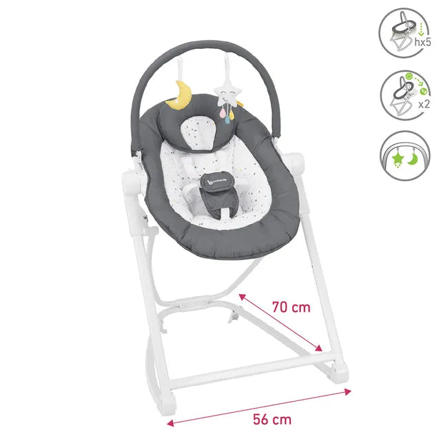 Badabulle Compact Baby Swing - Moonlight - Laadlee