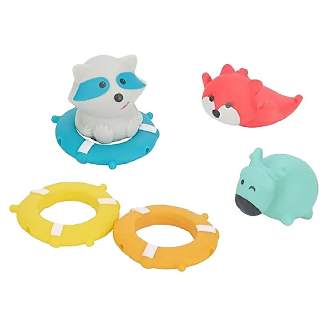 Badabulle Bath Toy Rings - Set of 3 - Laadlee