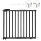 Badabulle Deco Pop Wooden Extending Safety Gate - Black - Laadlee