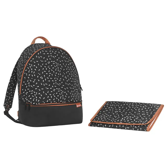 Badabulle Baby Changing Bag Backpack - Black - Laadlee