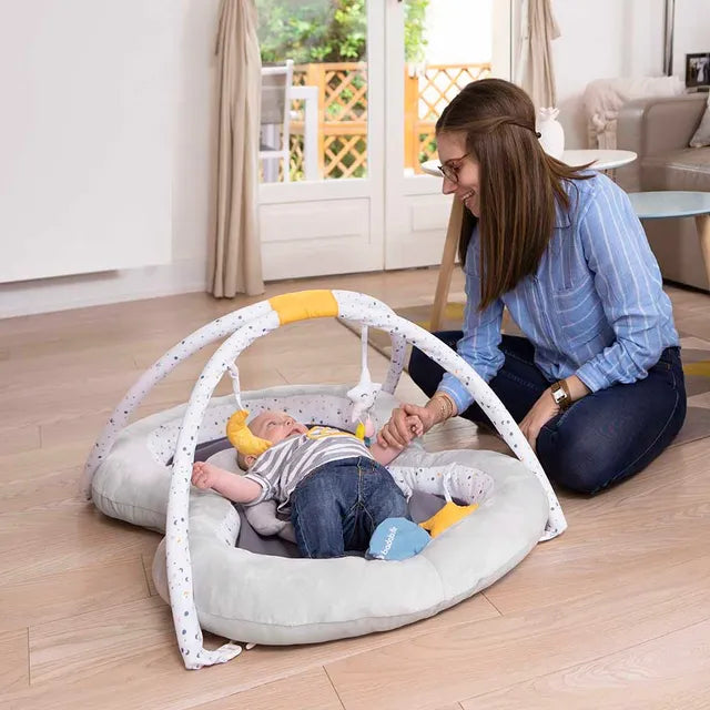 Badabulle Baby Plush Playmat And Activity Gym - Laadlee