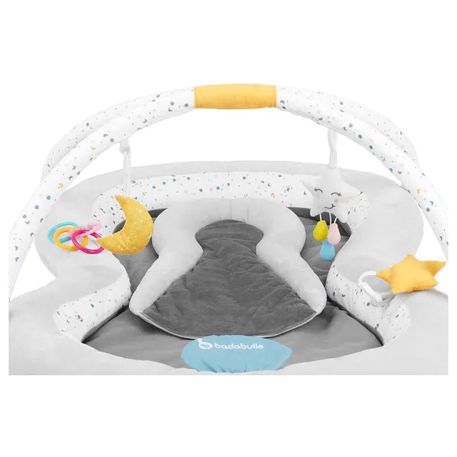 Badabulle Baby Plush Playmat And Activity Gym - Laadlee