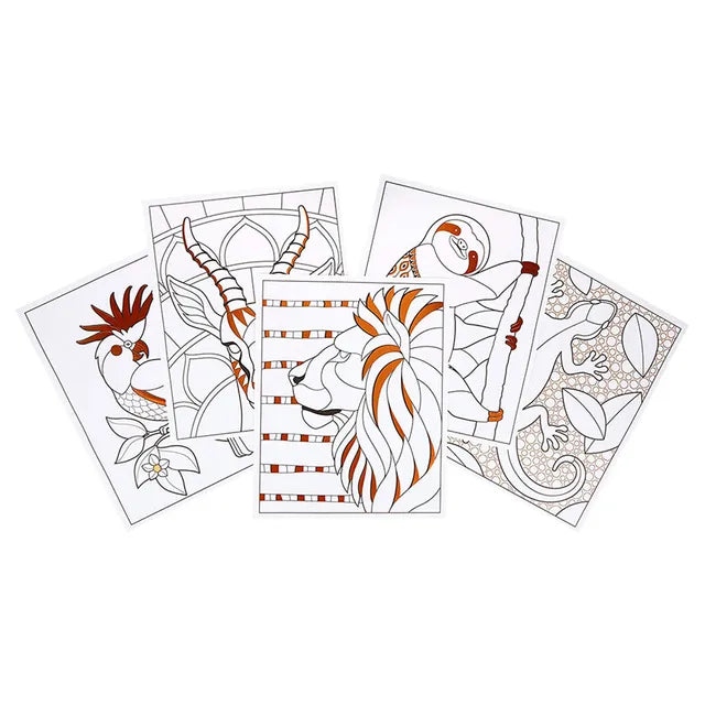 Crayola Animal Ink Doodle Activity Book - 32 pages - Laadlee