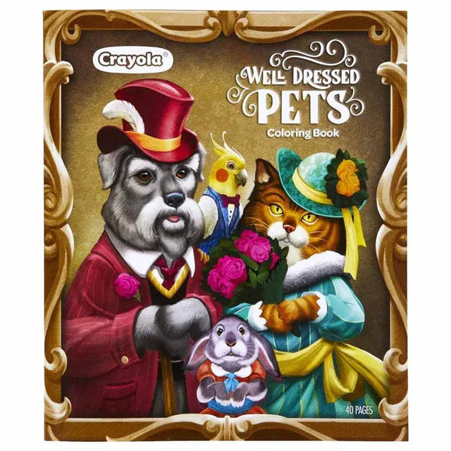 Crayola Well Dressed Pets Coloring Book - Laadlee