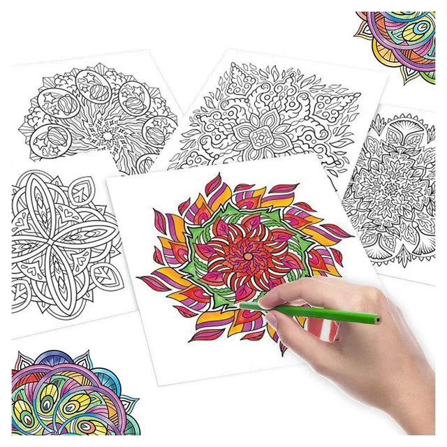 Crayola Coloring Book - Mindful Meditations (40 pages) - Laadlee