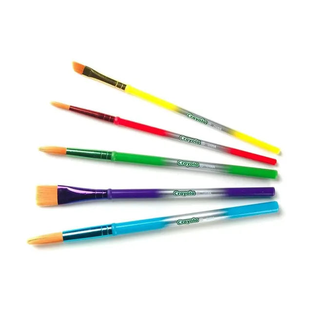 Crayola Art and Craft Brush Set - Pack of 5 - Laadlee