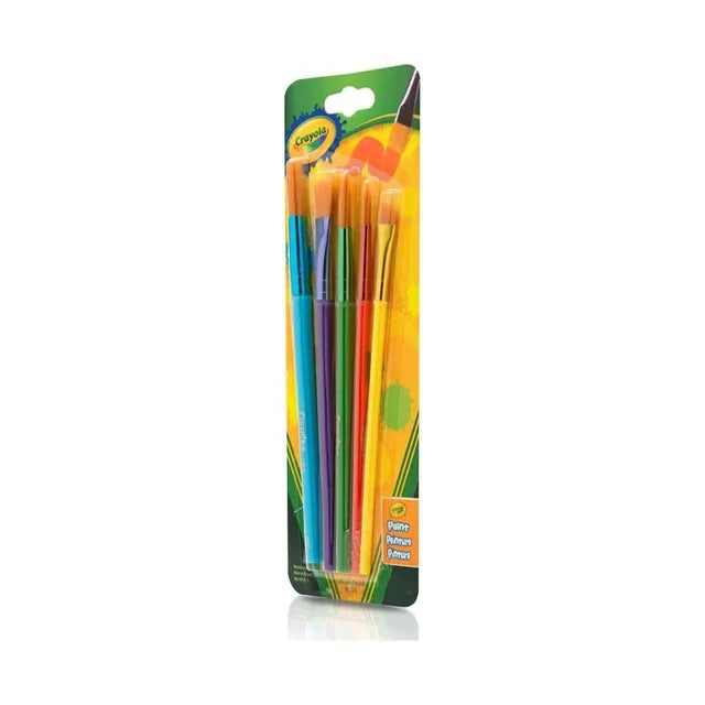 Crayola Art and Craft Brush Set - Pack of 5 - Laadlee