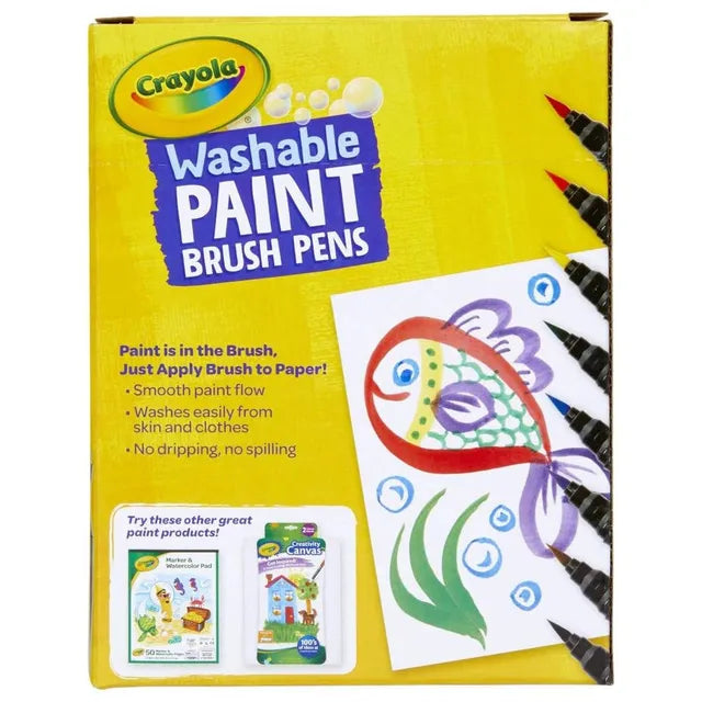 Crayola Washable Paint Brush Pens - Pack of 40 - Laadlee