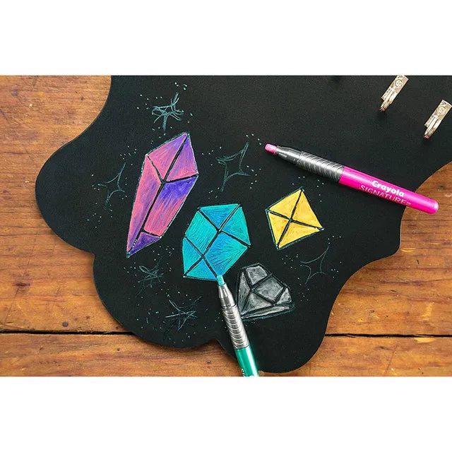 Crayola Pearlescent Paint Markers Multi Surface - Pack of 10 - Laadlee