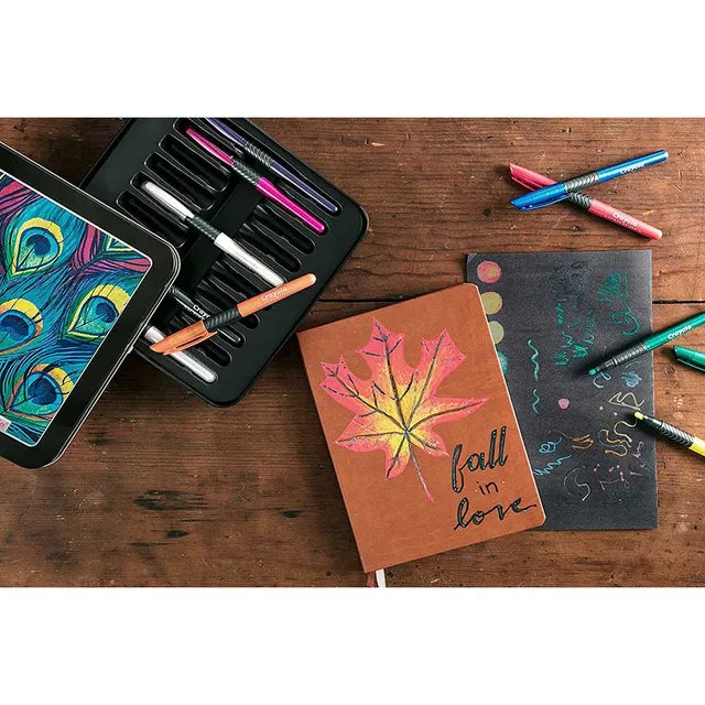 Crayola Pearlescent Paint Markers Multi Surface - Pack of 10 - Laadlee