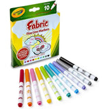 Crayola Fine Line Fabric Markers - Pack of 10 - Laadlee