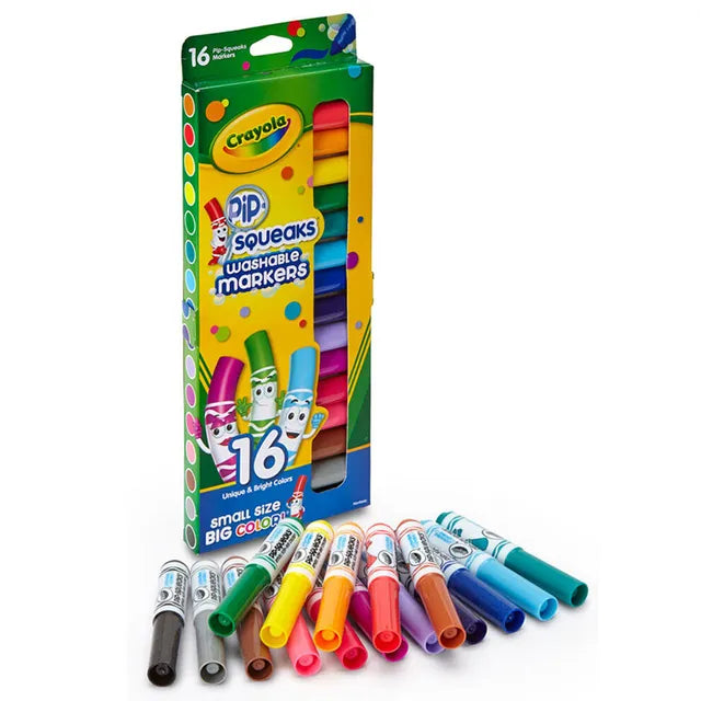 Crayola Washable Pip-Squeaks Markers - Pack of 16