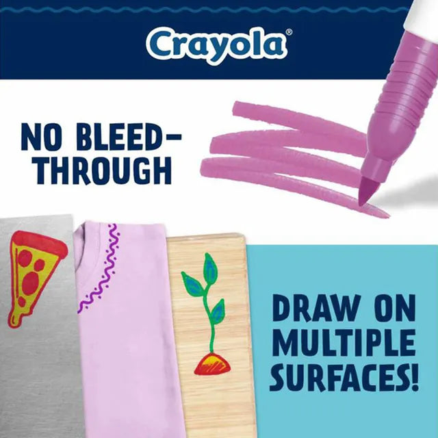Crayola Fine Point Doodle Markers - Pack of 12 - Laadlee