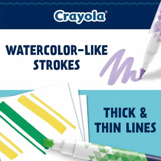 Crayola Dual-Ended Doodle Markers Pack of 12 - Laadlee