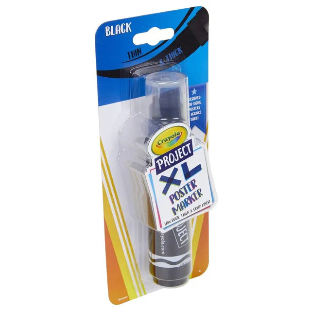 Crayola XL Poster Markers - Black - Laadlee