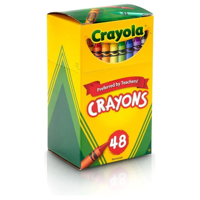 Crayola Non-Peggable Crayons - Pack of 48 - Laadlee