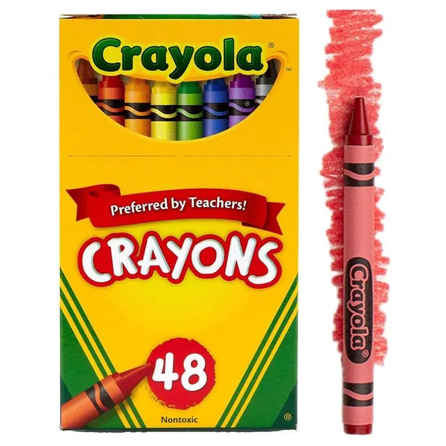 Crayola Non-Peggable Crayons - Pack of 48 - Laadlee