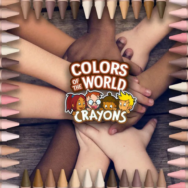 Crayola Colors of the World Skin Tone Crayons - Pack of 24 - Laadlee