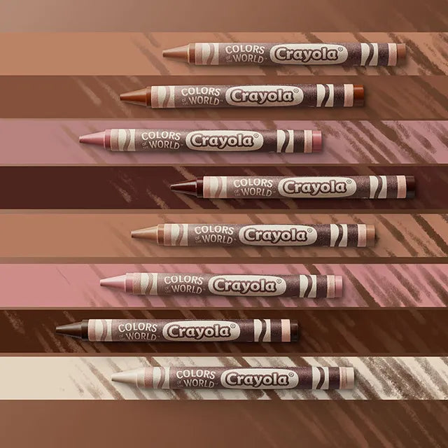 Crayola Colors of the World Skin Tone Crayons - Pack of 24 - Laadlee