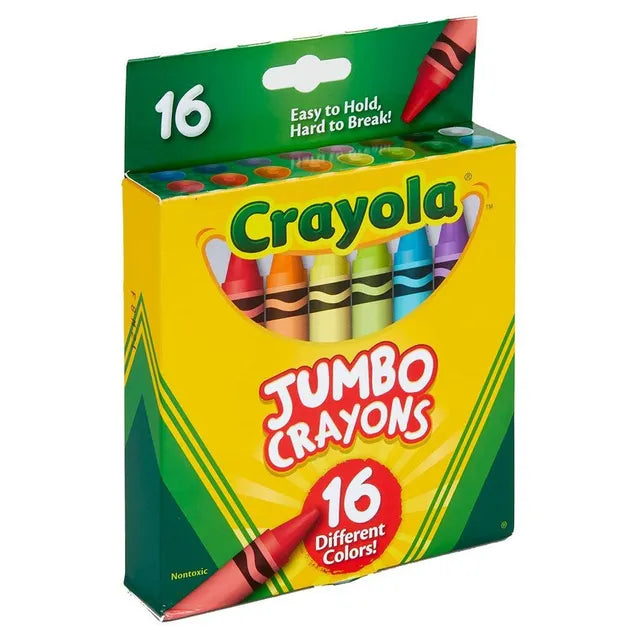 Crayola Jumbo Crayons - Pack of 16 - Laadlee