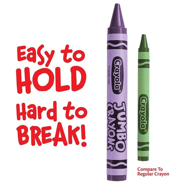 Crayola Jumbo Crayons - Pack of 16 - Laadlee