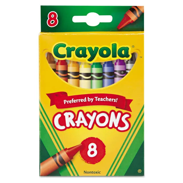 Crayola Crayons Peggable - Pack of 8 - Laadlee