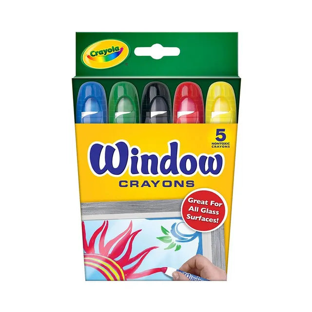 Crayola Window Crayons - Pack of 5 - Laadlee