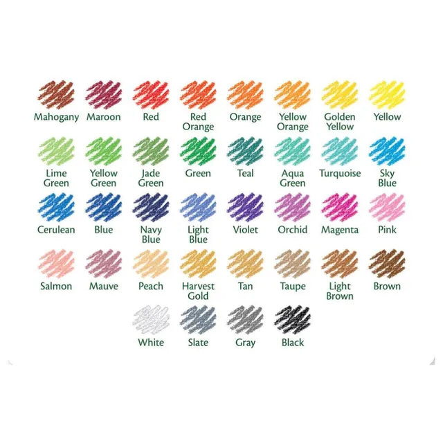 Crayola Erasable Colored Pencils - Pack of 36 - Laadlee