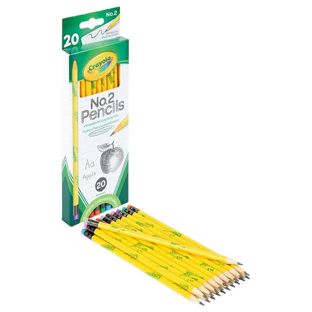 Crayola No. 2 Pencils - Pack of 20 - Laadlee