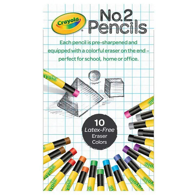 Crayola No. 2 Pencils - Pack of 20 - Laadlee