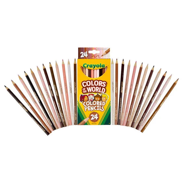 Crayola Colors of the World Skin Tone Colored Pencils - Pack of 24 - Laadlee