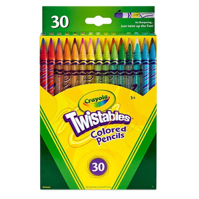 Crayola Twistables Colored Pencils - Pack of 30 - Laadlee