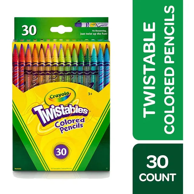 Crayola Twistables Colored Pencils - Pack of 30 - Laadlee