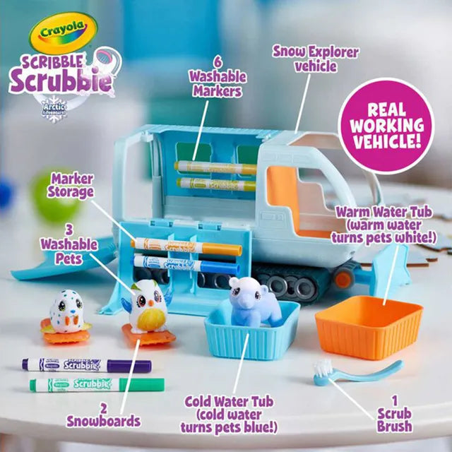 Crayola Scribble Scrubbie Snow Explorer - Laadlee