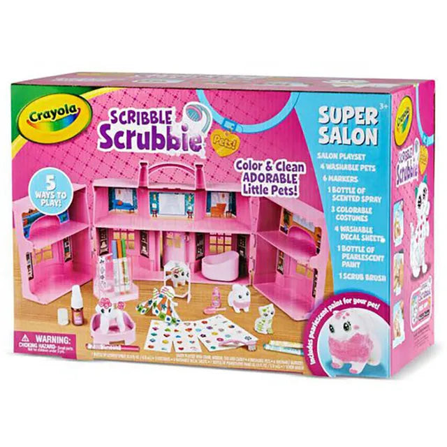 Crayola Scribble Scrubbie Pets - Super Salon - Laadlee