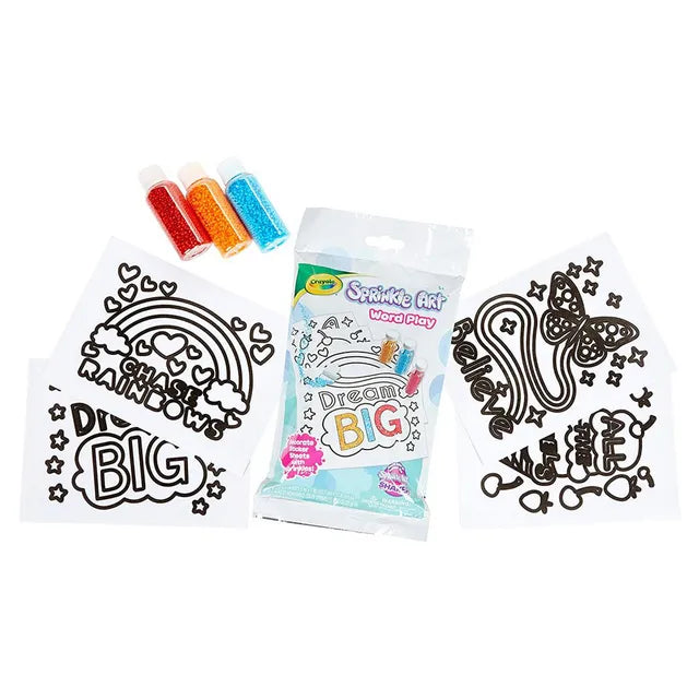 Crayola Sprinkle Art Word Play Activity Kit - Laadlee