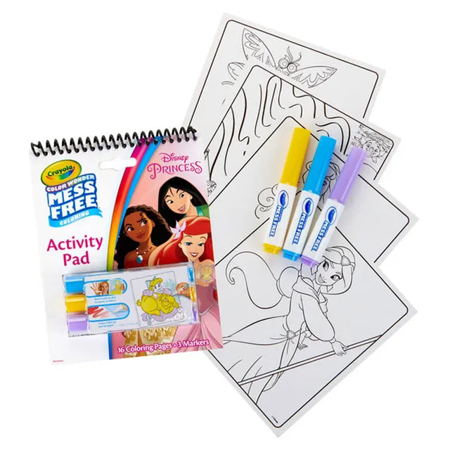 Crayola Princess Color Wonder Activity Pad - 16 pages - Laadlee