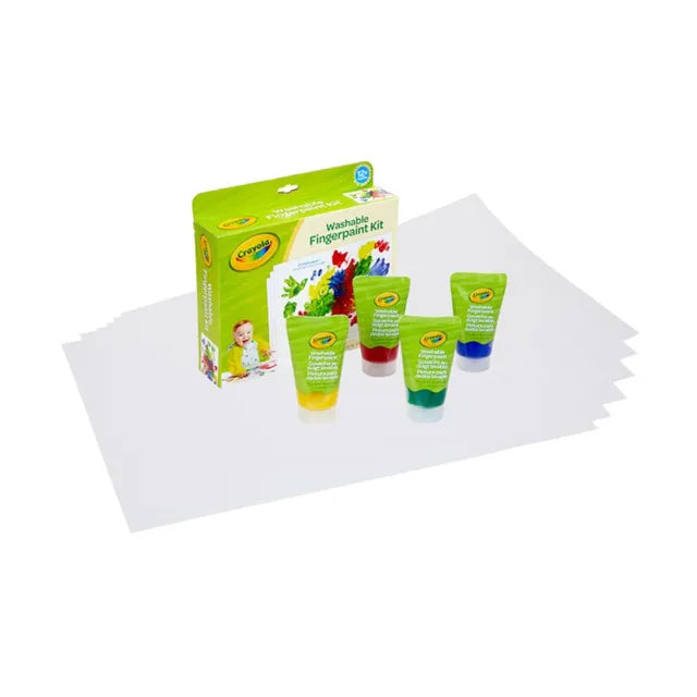 Crayola My First Crayola Washable Fingerpaint Kit - Stage 1 - Laadlee
