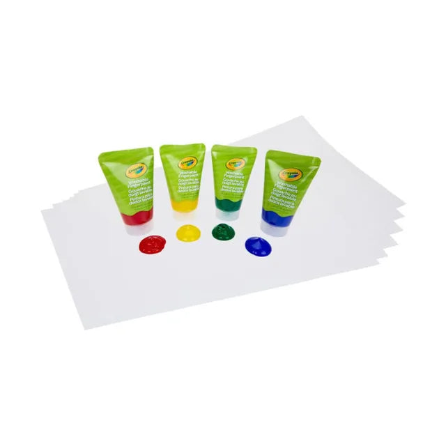 Crayola My First Crayola Washable Fingerpaint Kit - Stage 1 - Laadlee