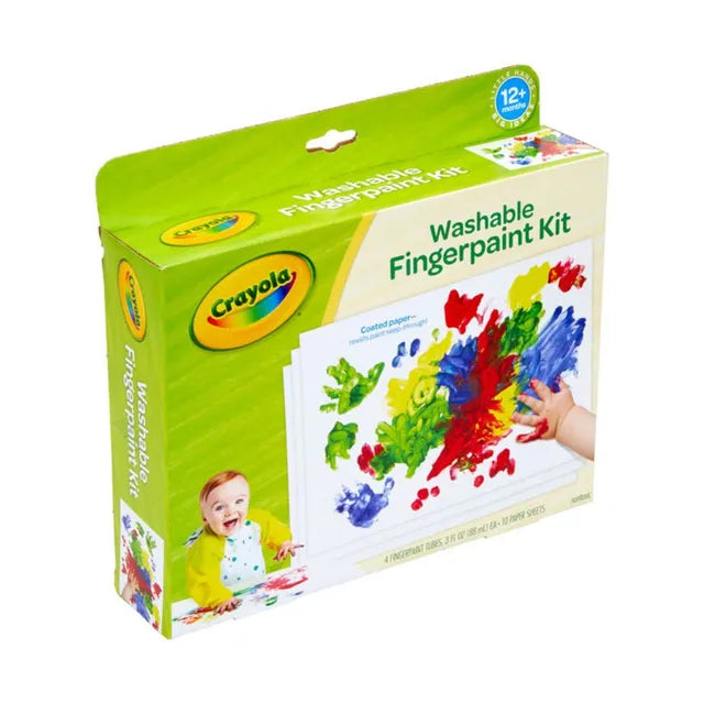 Crayola My First Crayola Washable Fingerpaint Kit - Stage 1 - Laadlee