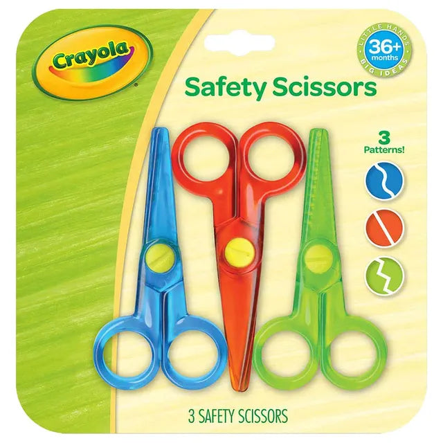 Crayola My First Crayola Safety Scissors - Pack of 3 - Laadlee