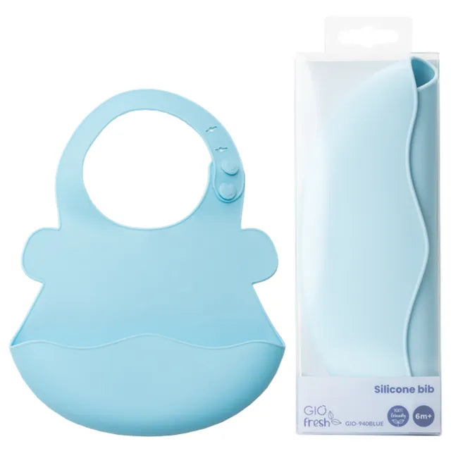 InnoGio - Gio Silicone Bib - Blue - Laadlee