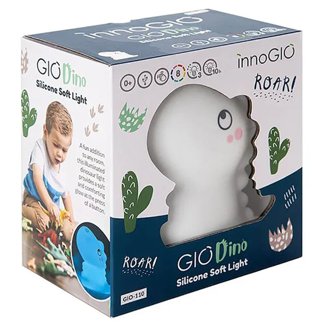 InnoGio - Gio Dino Silicone Night Light - Laadlee