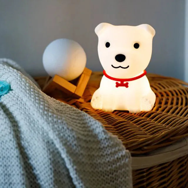 InnoGio - Gio Dog Silicone Night Light - Laadlee