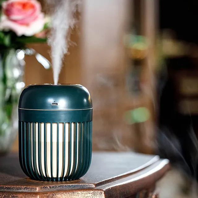 InnoGio - Hygro, Ultrasonic Air Humidifier with Night Light - Green - Laadlee