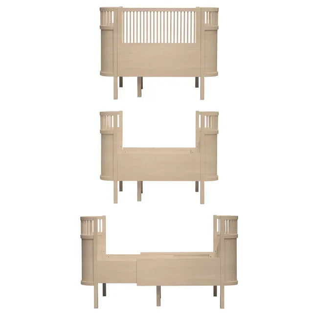 Sebra Baby & Junior Bed - Wooden Edition - Laadlee