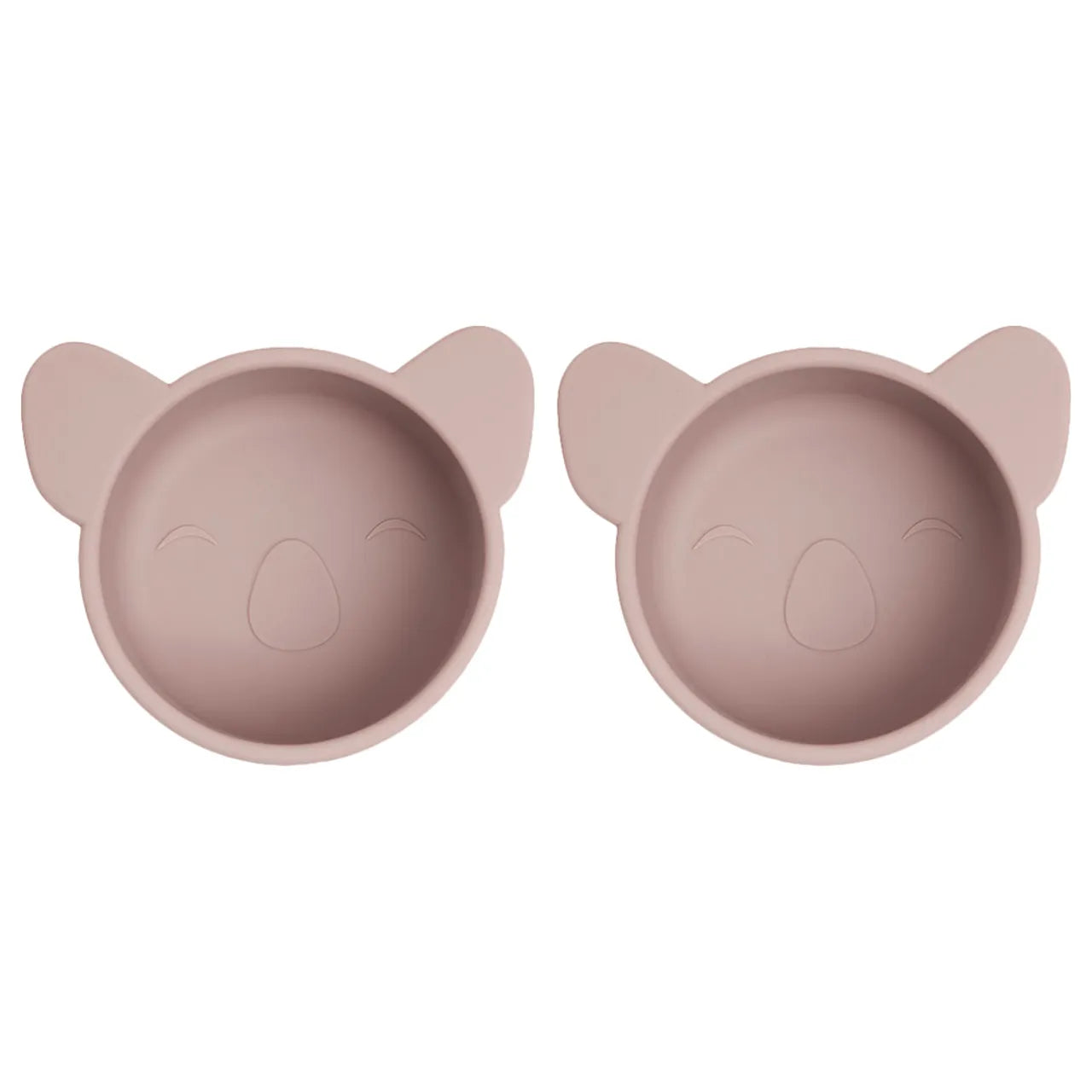 Nuuroo Rosa Silicone Snack Box Small 2-pack Koala - Woodrose - Laadlee