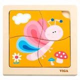 Viga Handy Flat Puzzle - Butterfly